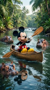 Canoe Adventure Mickey