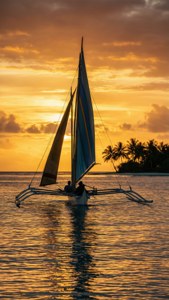 Canoe at Sunset