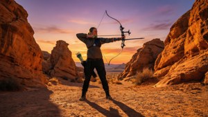 Canyon Archer at Sunset