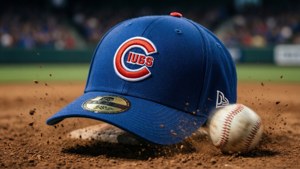 Cap with Bat and Ball