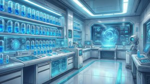 Capsule Corp Lab Interior