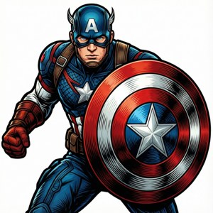 Captain America Shield Vector