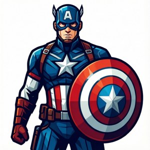 Captain America Shield Vector