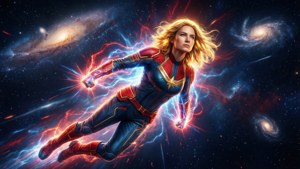 Captain Marvel Cosmic Flight