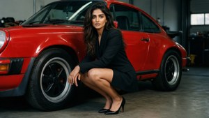 Car Model Kriti Sanon