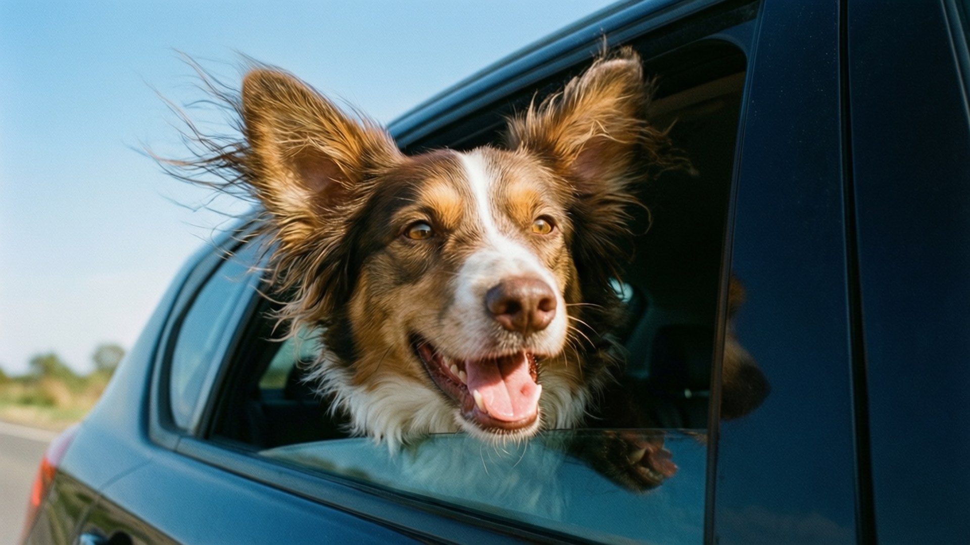 Car Window Joy by Wallpapers.art Studio