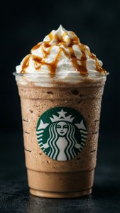 Caramel Frappuccino Close-up