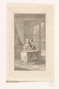 Carl Ferdiner verrast Julie in het tuinhuis