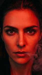 Carla's Crimson Gaze