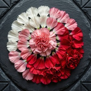 Carnation Petal Spiral