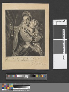 Caroline Curzon (née Colyear), Lady Scarsdale and Her Son, Honourable John Curzon