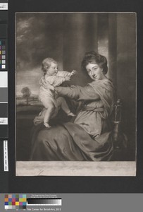 Caroline Duchess of Marlborough with Lady Caroline Spencer Her Daughter