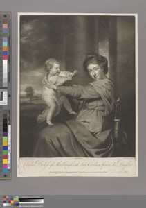 Caroline Spencer, Duchess of Marlborough, With Her Daughter, Lady Caroline Spencer