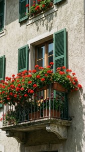 Carouge Balcony Blossoms
