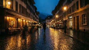Carouge Rainy Night