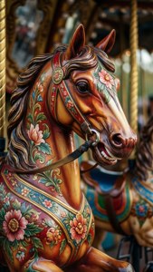 Carousel Horse Detail