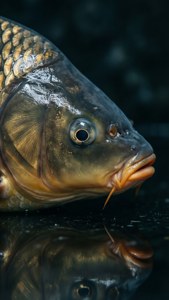 Carp Face Close-Up