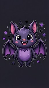 Cartoon Bat Smile