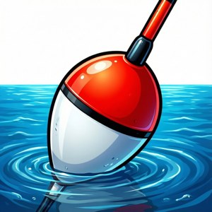 Cartoon Bobber Closeup