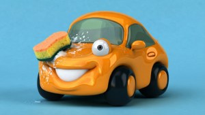 Cartoon Car Wash Fun