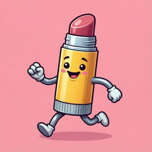 Cartoon Chapstick Character