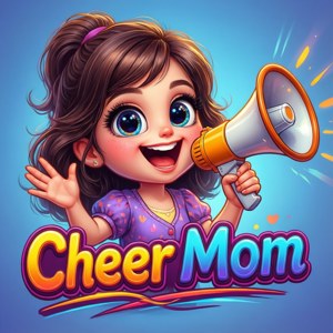 Cartoon Cheer Mom