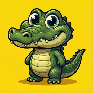 Cartoon Crocodile Lacoste