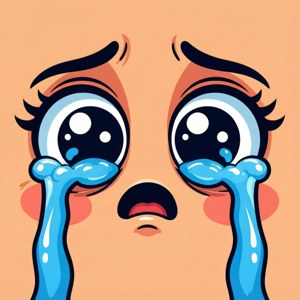 Cartoon Crying Eyes