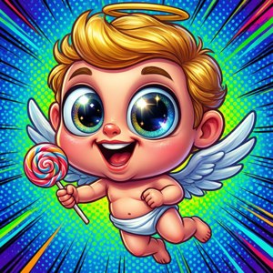 Cartoon Cupid Fun