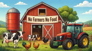 Cartoon Farm Banner