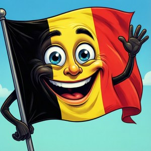 Cartoon Flag Character