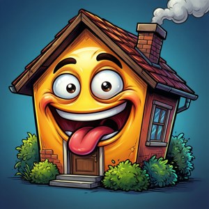 Cartoon House Emoji