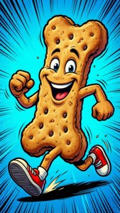 Cartoon Milk Bone Character