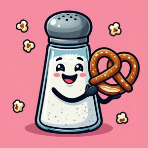 Cartoon Salt Shaker Friend