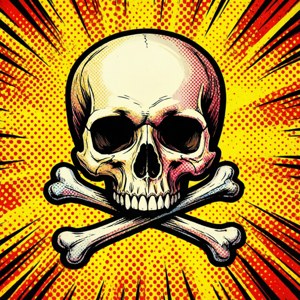 Cartoon Skull Advisory