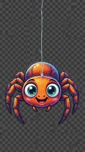 Cartoon Spider Smile