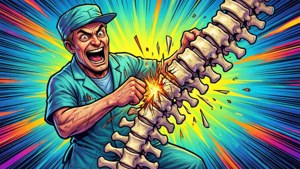 Cartoon Spine Cracker