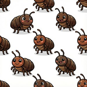 Cartoon Termite Pattern
