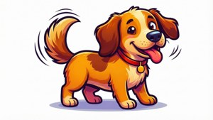 Cartoon Wagging Tail