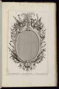 Cartouche with Armorial Trophies