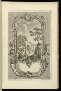 Cartouche with Central Vignette