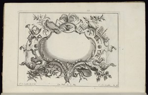 Cartouche with Musical Instruments