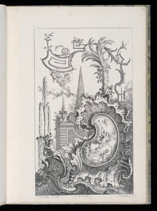 Cartouche with Obelisk and Palm