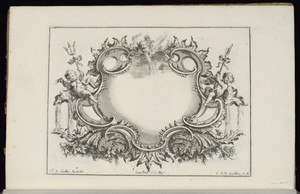 Cartouche with Two Winds