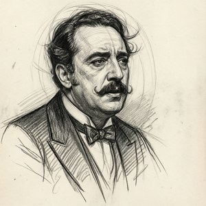 Caruso Pencil Sketch Study