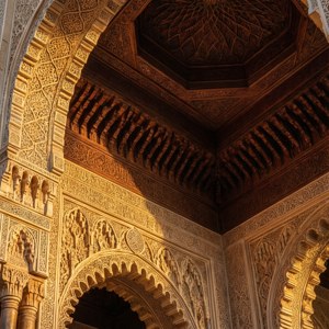 Carved Ceiling Detail