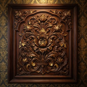 Carved Mahogany