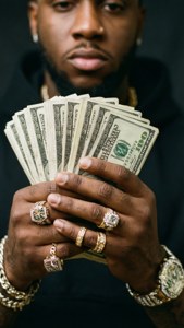 Cash Stack Close-Up