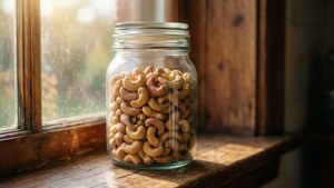 Cashew Jar Sunlight