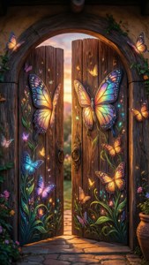 Casita Butterfly Doors